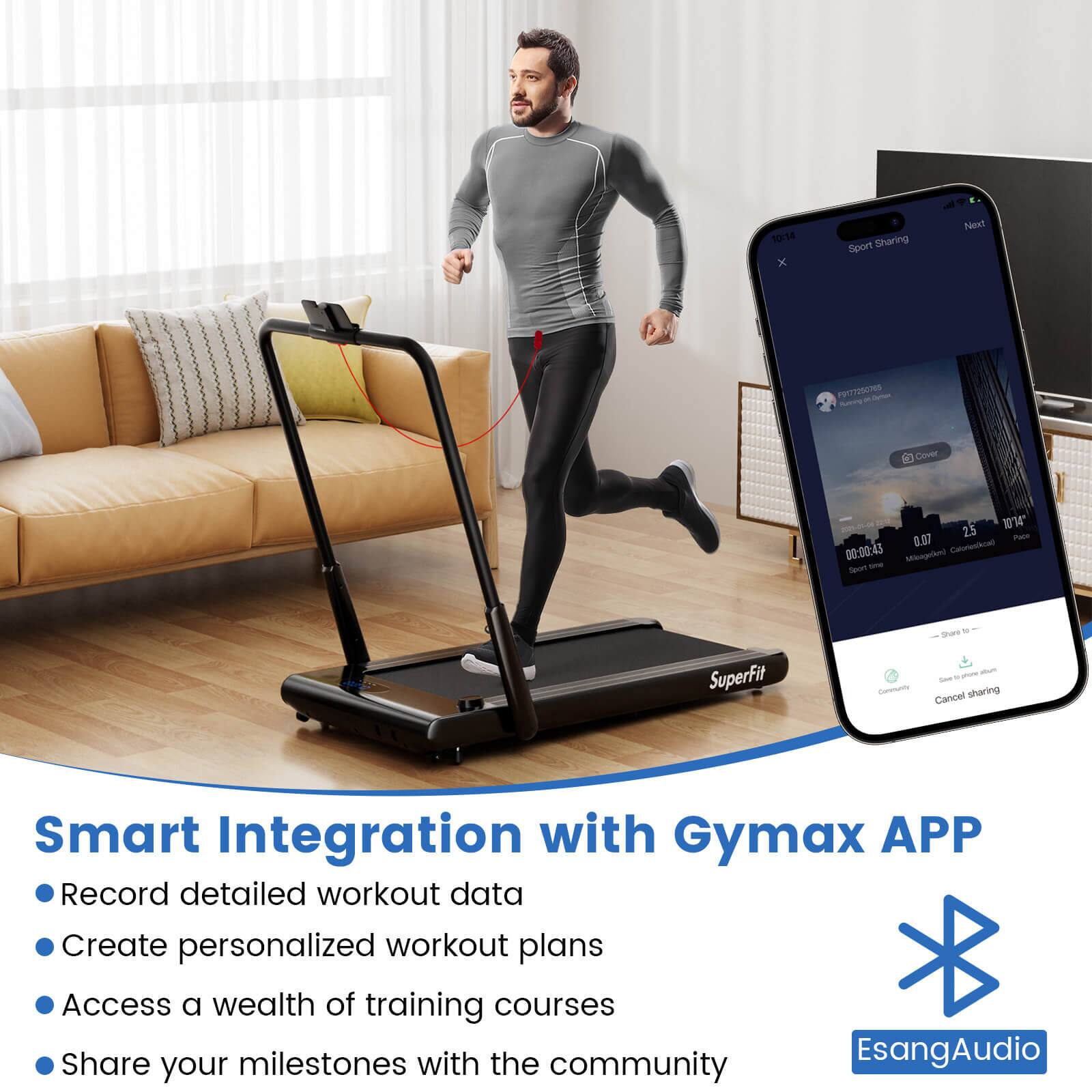 Smart Integration with Gymax APP

- Record detailed workout data
- Create personalized workout plans
- Access a wealth of training courses
- Share your milestones with the community

EsangAudio