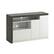 Angle. Sauder - Hudson Court Entertainment Stand - Charcoal Ash.