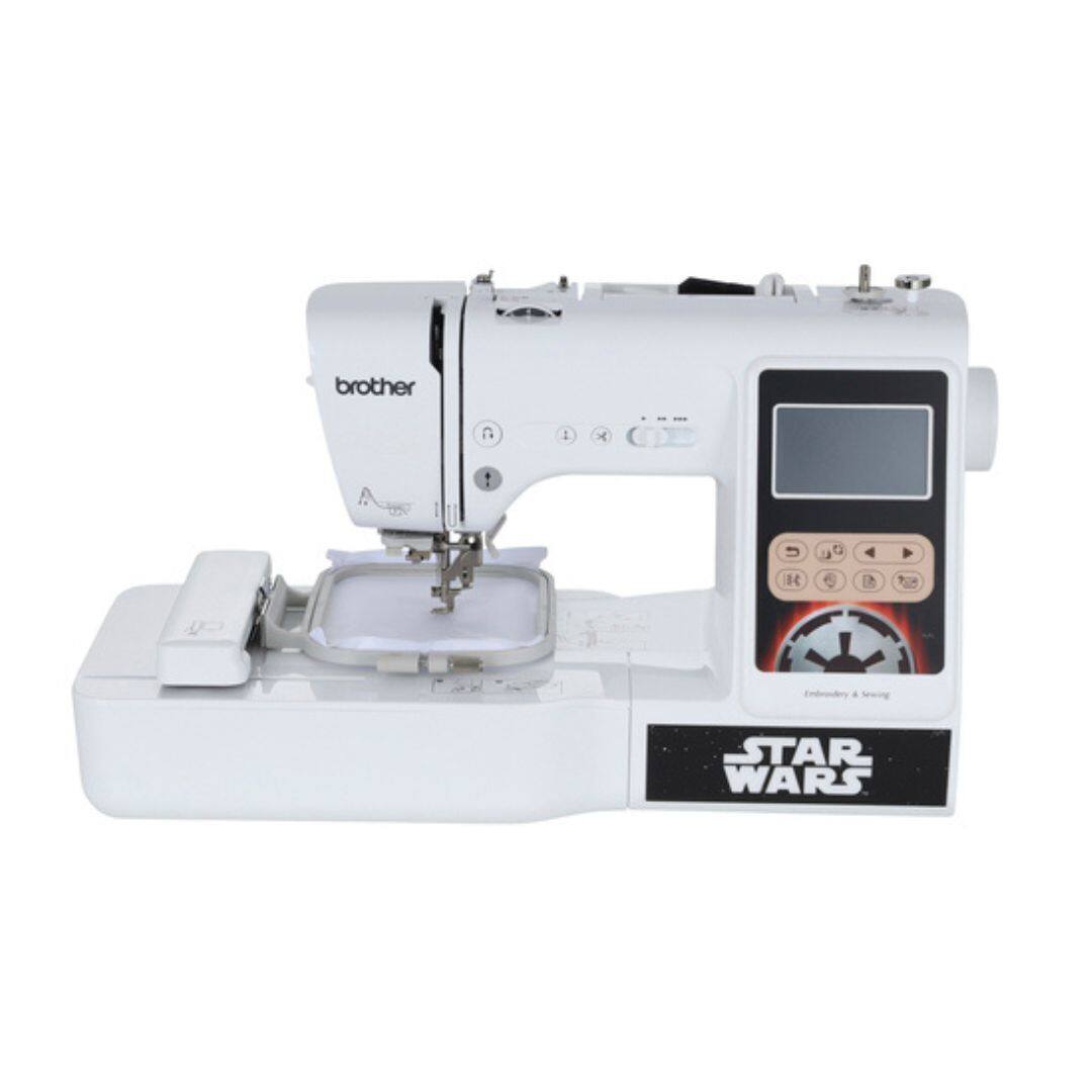 The text on the image is: "Brother Embroidery Sewing STAR WARS."