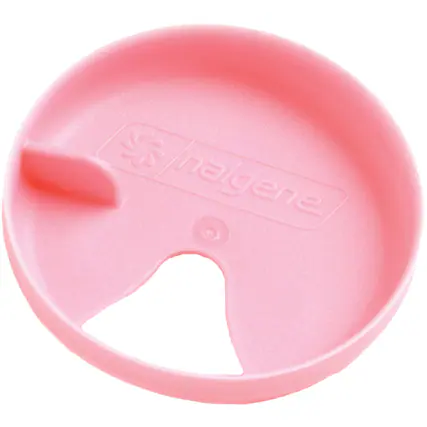 Front. Nalgene - Nalgene Easy Sipper Cap for Wide Mouth Water Bottles - Pink - Pink.