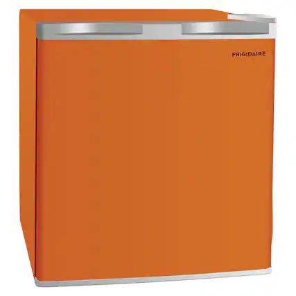 Front. Frigidaire - 1.6 Cu Ft 50W Compact Refrigerator - Orange.