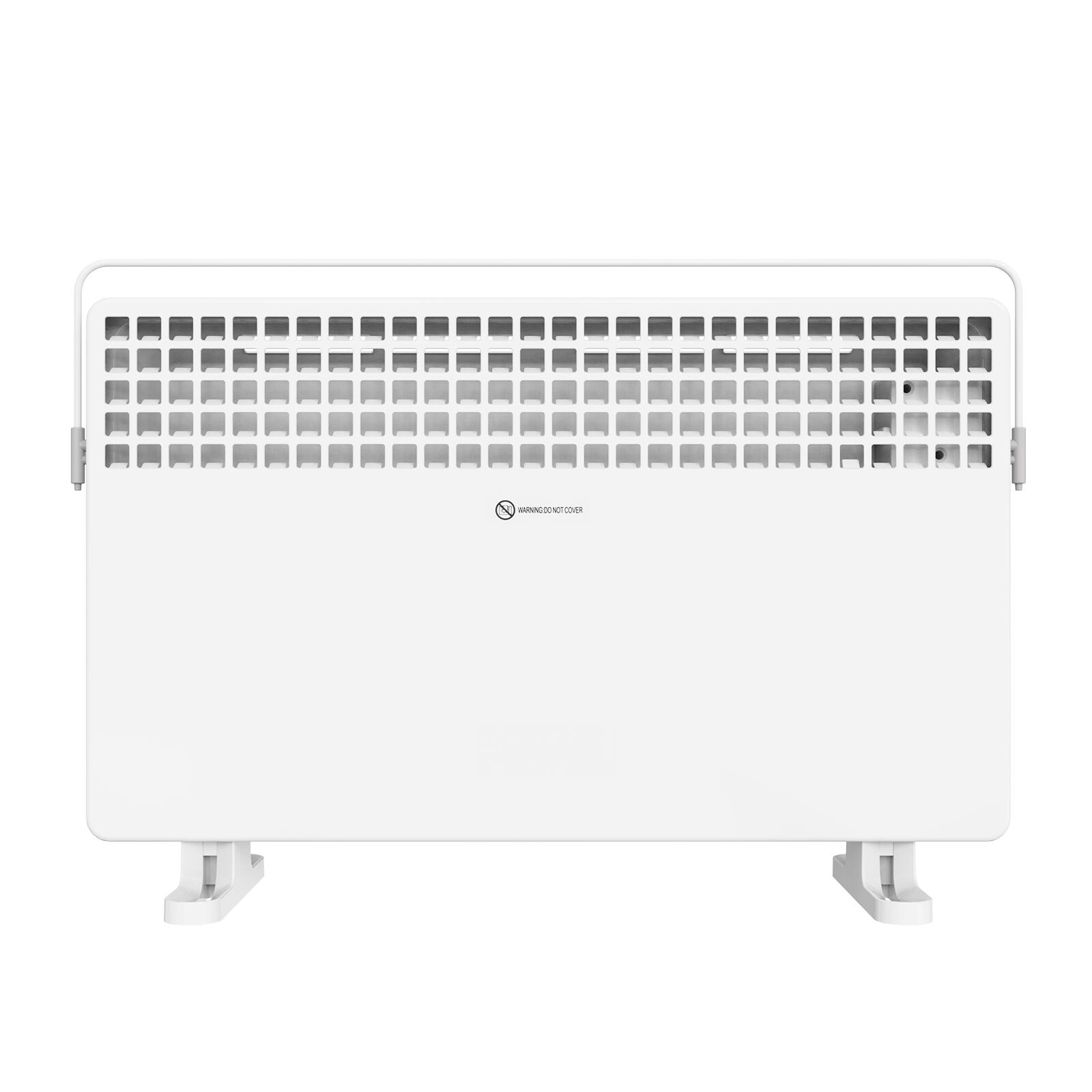 Alt View 9. Winado - 1500W Convection Space Heater,  Floor Mount , Metal Body, with 3 Heat Settings - White.