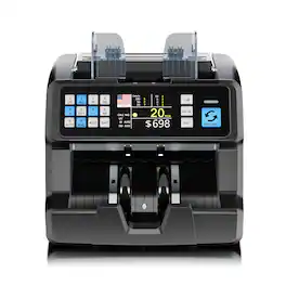 Aneken - AL-195, Top-Loading Bill Counter, USD/EUR/CAD, UV/MG/IR/MT/DD Detection