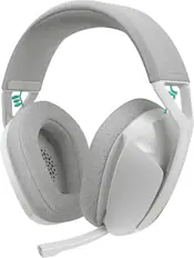 Front. Logitech - G321 LIGHTSPEED Wireless Over-the-Ear Bluetooth Gaming Headset for Windows, PS4, PS5, Nintendo Switch, Mobile - White.