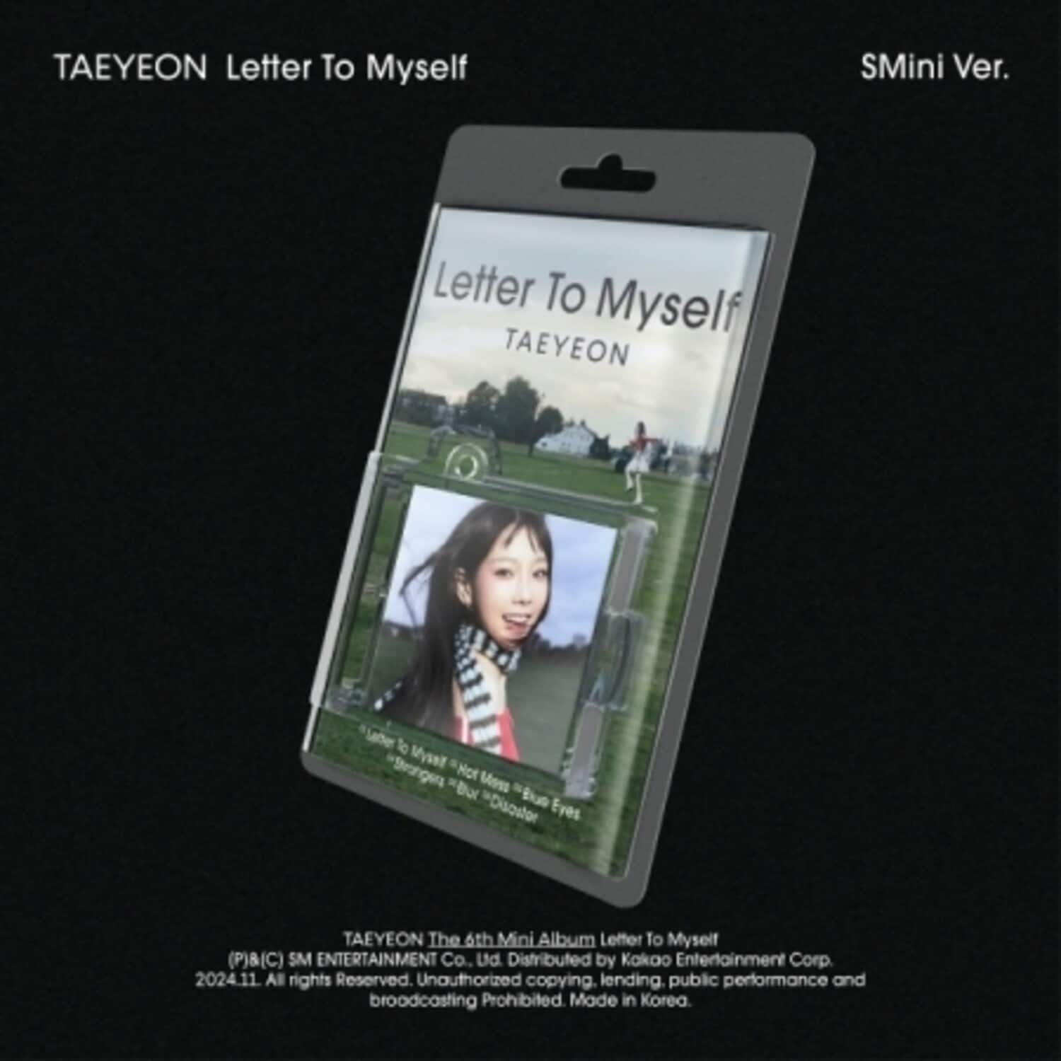 Taeyeon - Letter To Myself - SMini Version - incl. Keyring Ball Chain, Music NFC CD + Photocard   - DISCLESS DIGITAL [Digital Download]