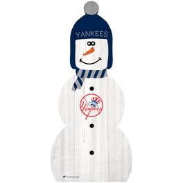 Fan Creations - New York Yankees 31'' Snowman Leaner - White