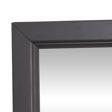 Front. Liberty Furniture Industries - Cottage View Mirror in Dark Gray - Gray.