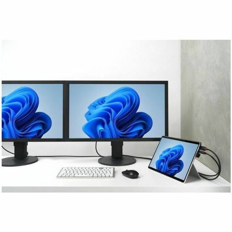 Alt View 1. Kensington - Kensington Surface Pro 8 Smart Card (CAC) Reader Adapter w/ HDMI and USB-C - USB 3.2 (Gen 2) Type C, HDMI - Rugged - Black.