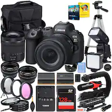 - VideoStudio 2020
- PaintShop Pro 2022
- Canon EOS R6 Mark II
- Canon RF 24-105mm F4-7.1 IS STM Lens
- Canon Close-up +10
- Canon Close-up +2
- Canon Close-up +1
- Canon 128 GB SDXC Memory Card
- Canon Commander
- Canon Softbox Light
- Canon Tripod
- Canon Flash
- Canon Remote Shutter Release
- Canon Lens Hood
- Canon Lens Filter