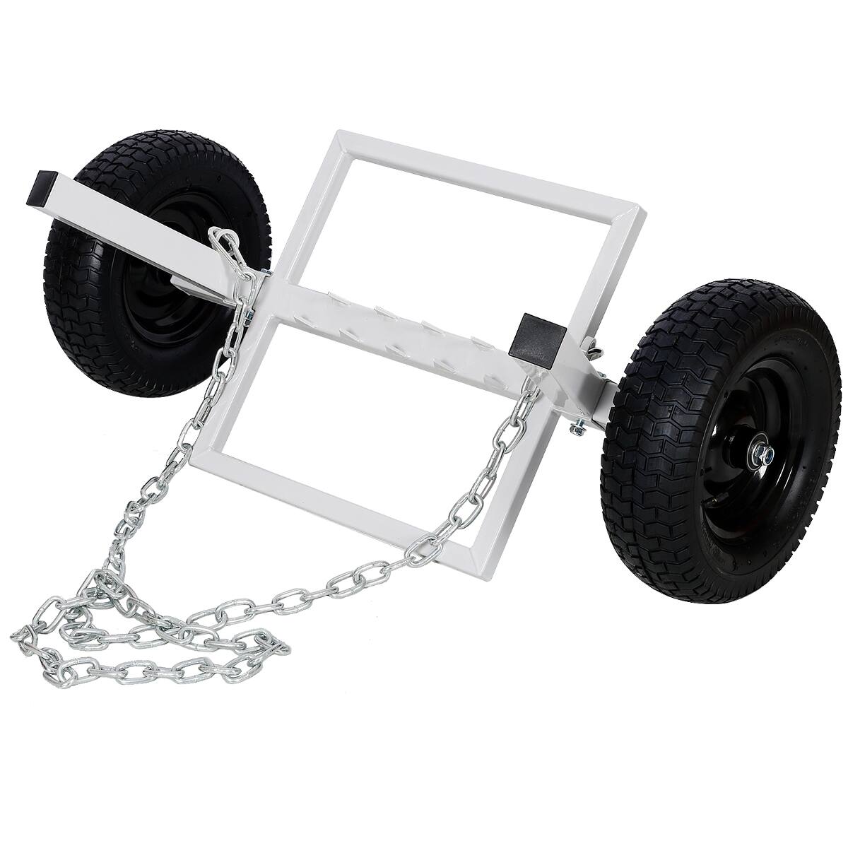 Angle. Ropilly - Ropilly Heavy Duty Log Dolly with Steel Construction and 1100 lb Capacity - Blue.