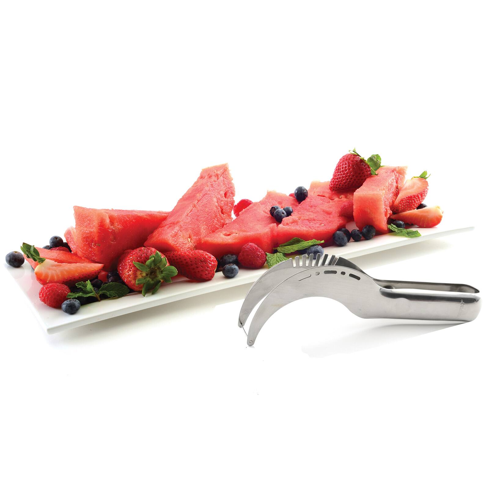 Alt View 5. Norpro - Stainless Steel Watermelon Slicer - Silver.