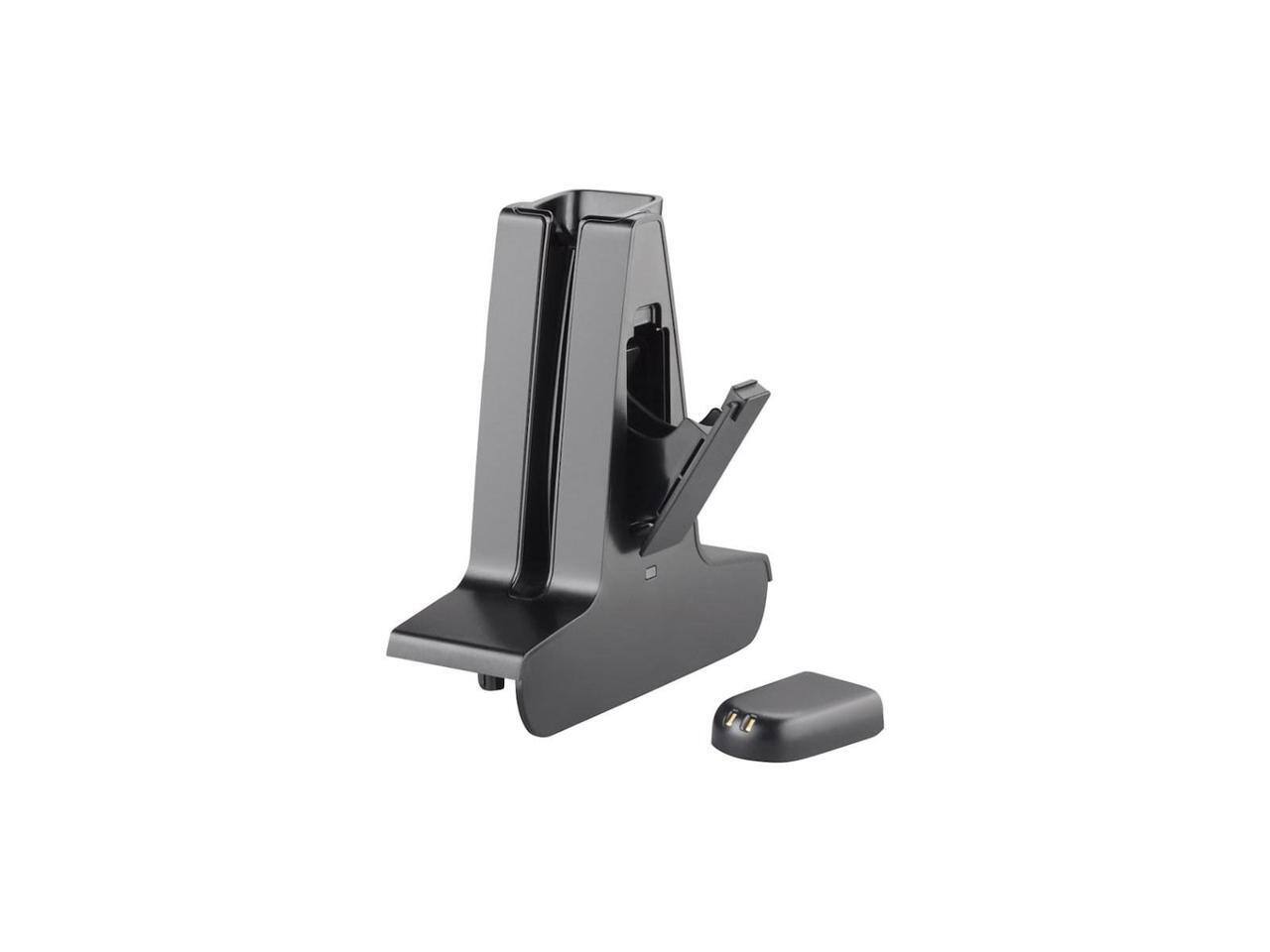 Alt View 8. HP - Poly SAVI 8200 UC 8245 Headset - Mono/Stereo, USB, Wireless, Noise Cancelling, Black - Black.