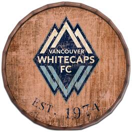 Fan Creations - Vancouver Whitecaps FC 24'' Established Date Barrel Top Wall Art - Multicolor