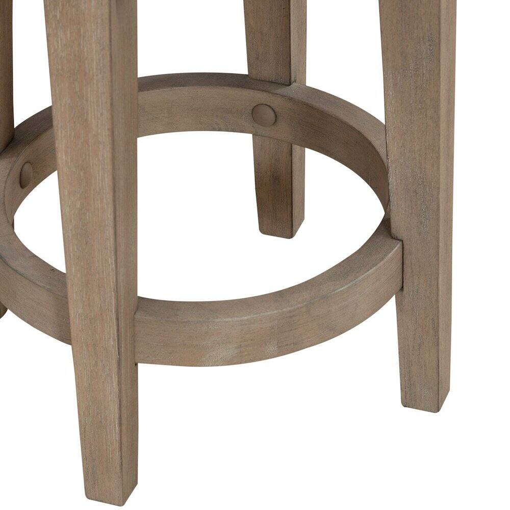 Alt View 2. Liberty Furniture Industries - Brentwood Upholstered Swivel Console Stool - Sandstone - Sandstone.