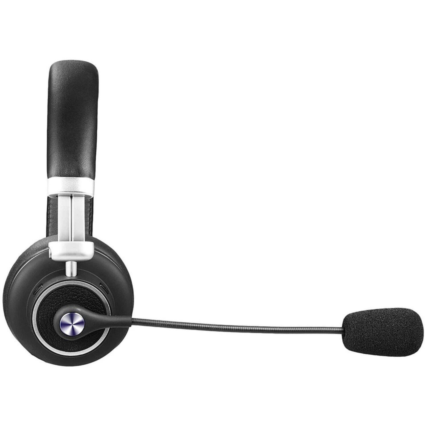 Back. Stock Preferred - Wireless Bluetooth Headset with Mic – Noise-Cancelling - Black.