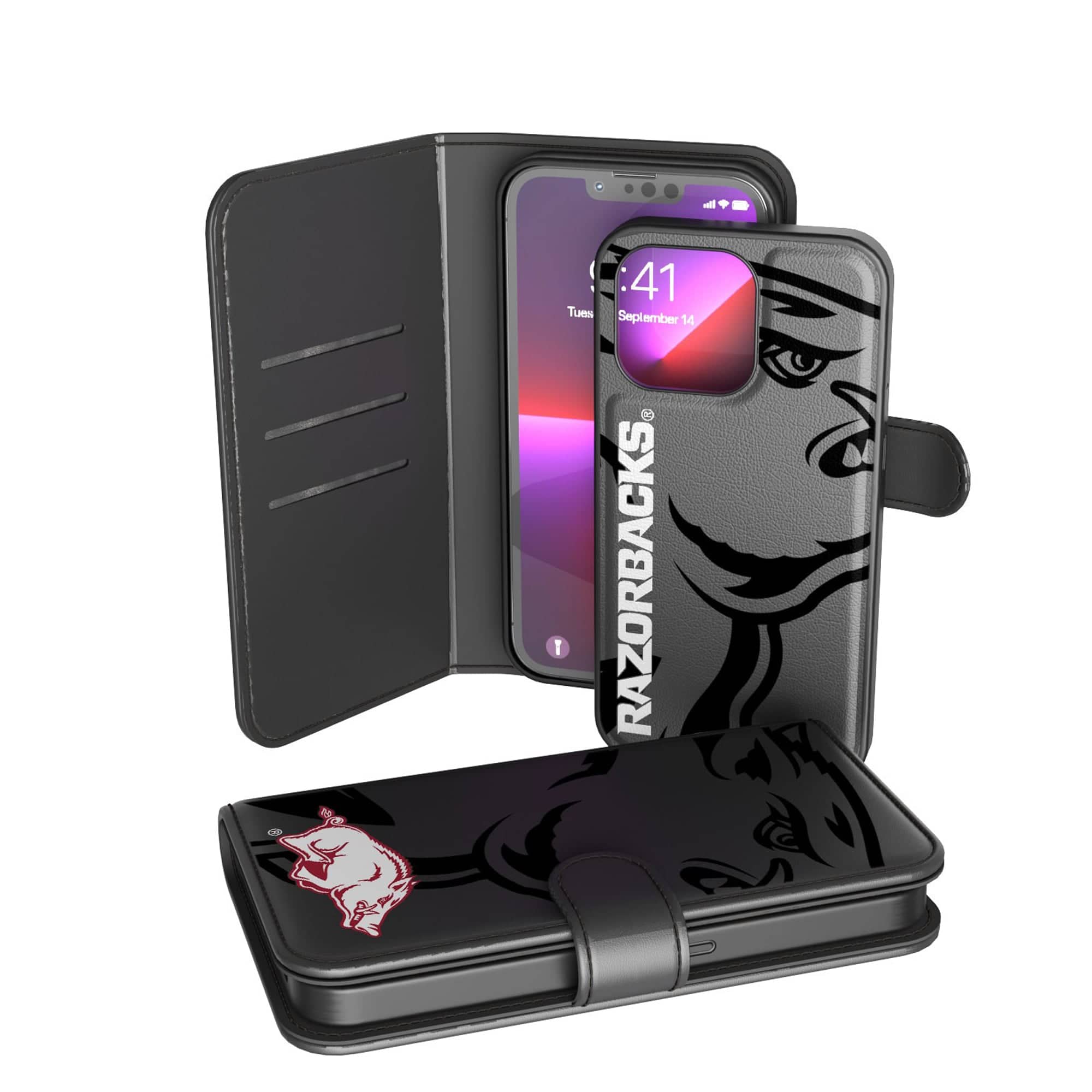Keyscaper - NCAA - Arkansas Razorbacks iPhone Wallet Case - 12/12 Pro - Multicolor price history on PriceWatchPro