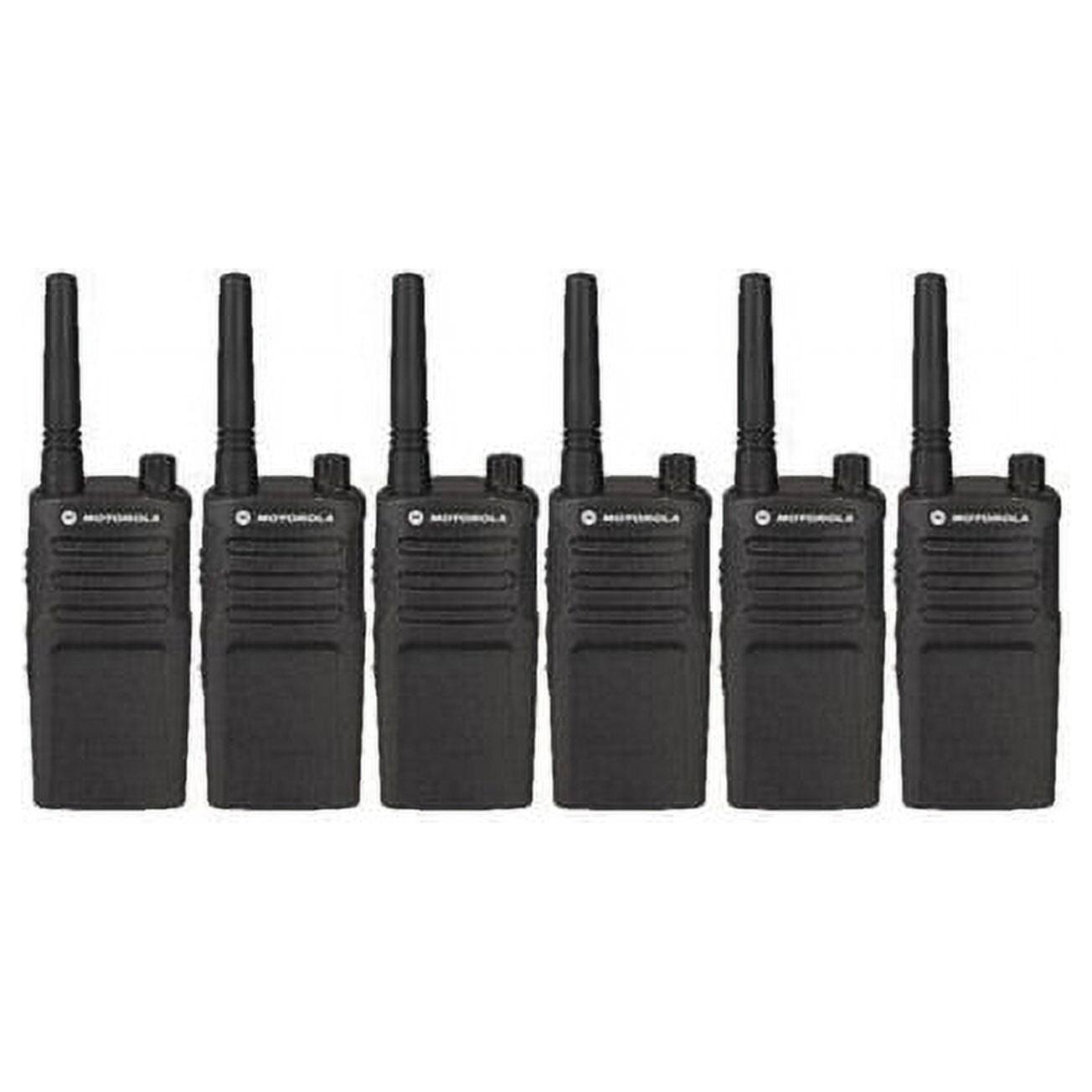 Alt View 7. Motorola - 6 Pack of Motorola RMM2050 Two way Radio Walkie Talkies - Black.