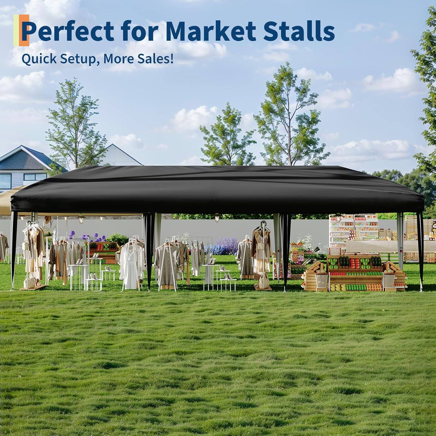 Perfect for Market Stalls  
Quick Setup, More Sales!