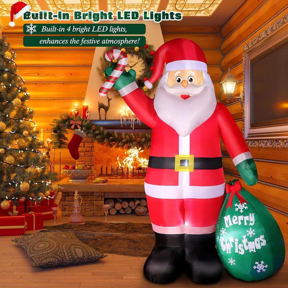 Built-in Bright LED Lights  
Built-in 4 bright LED lights, enhances the festive atmosphere!