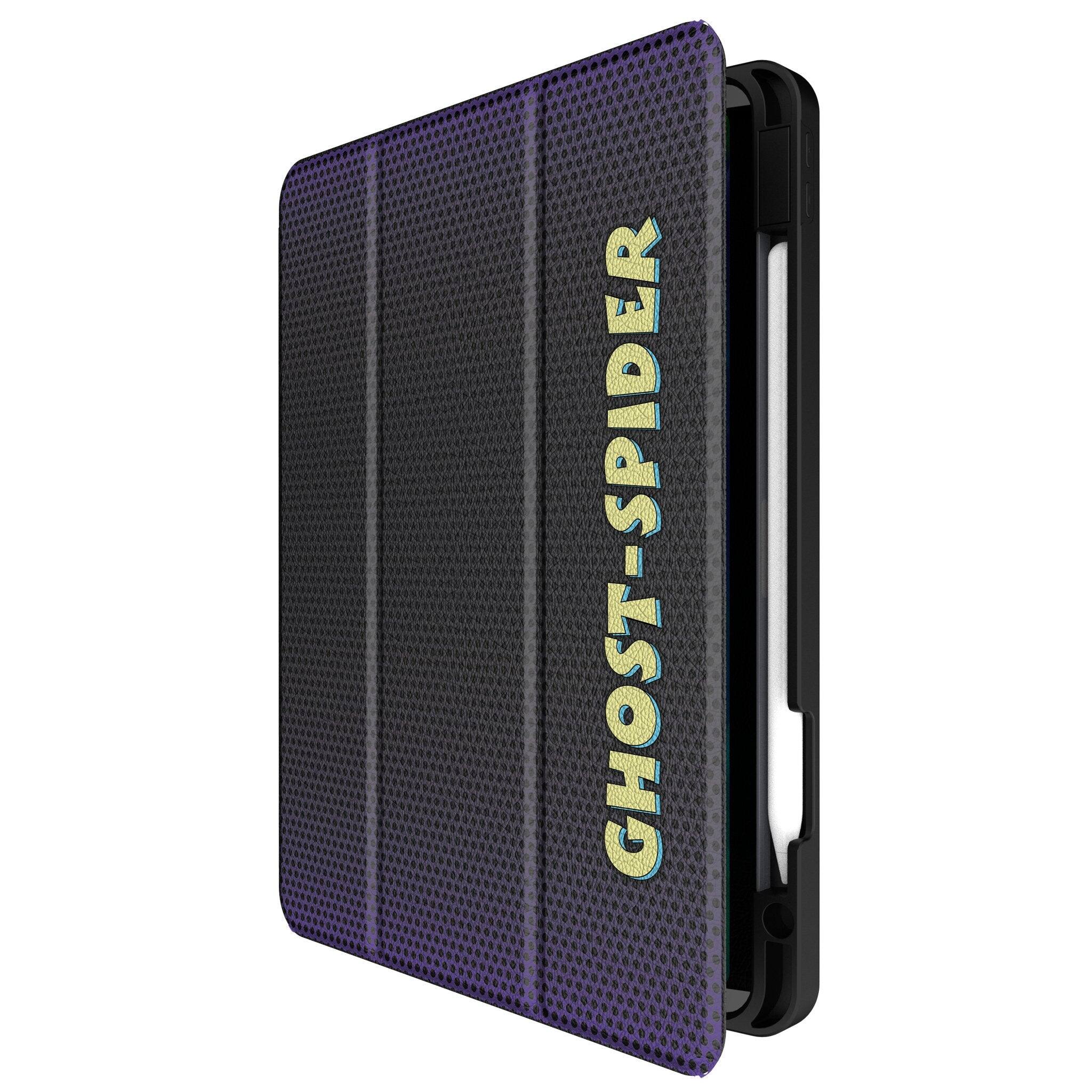 Angle. Keyscaper - Marvel Grid Tablet Case - Apple iPad Mini (6th Gen) - Spider-Gwen.