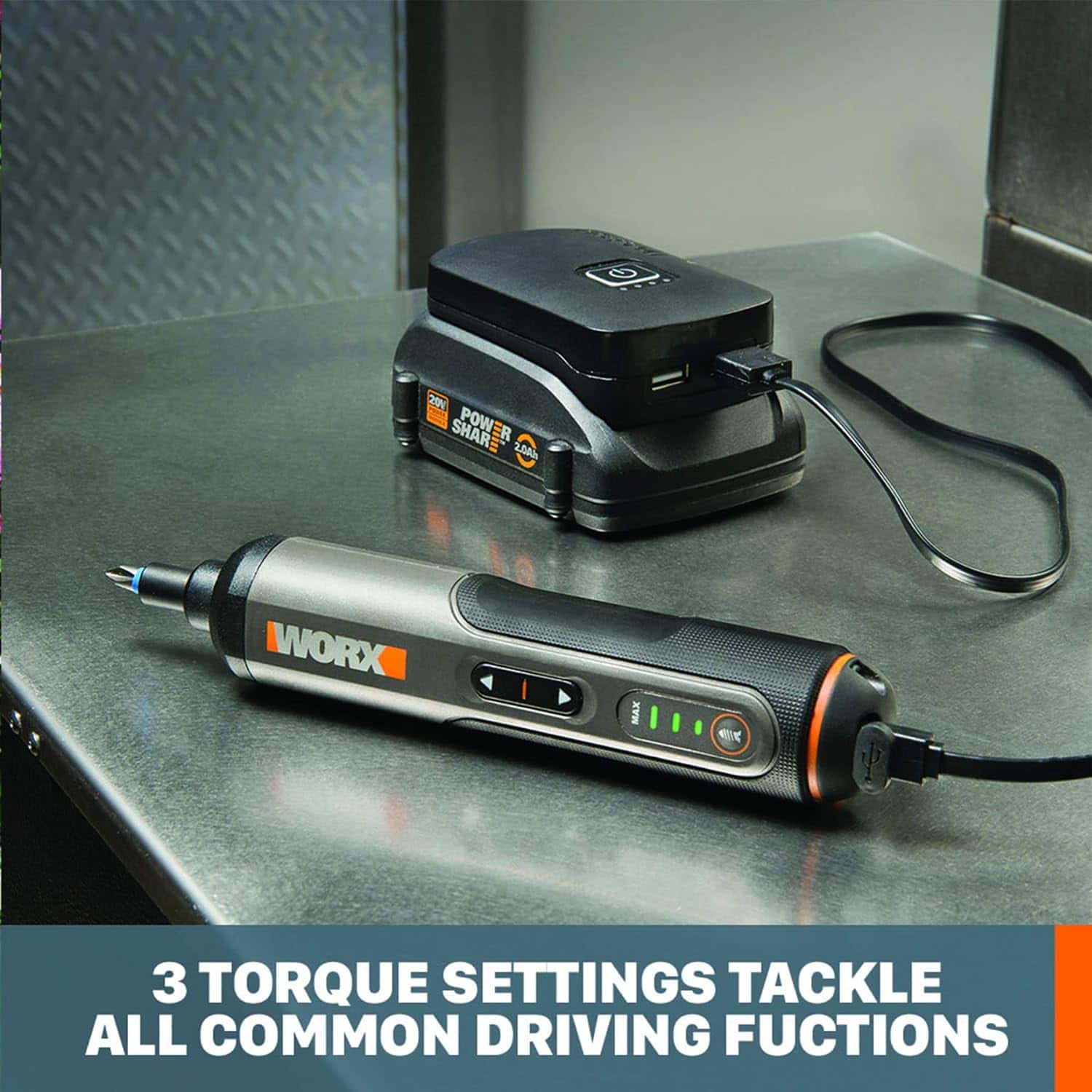 3 TORQUE SETTINGS TACKLE ALL COMMON DRIVING FUNCTIONS