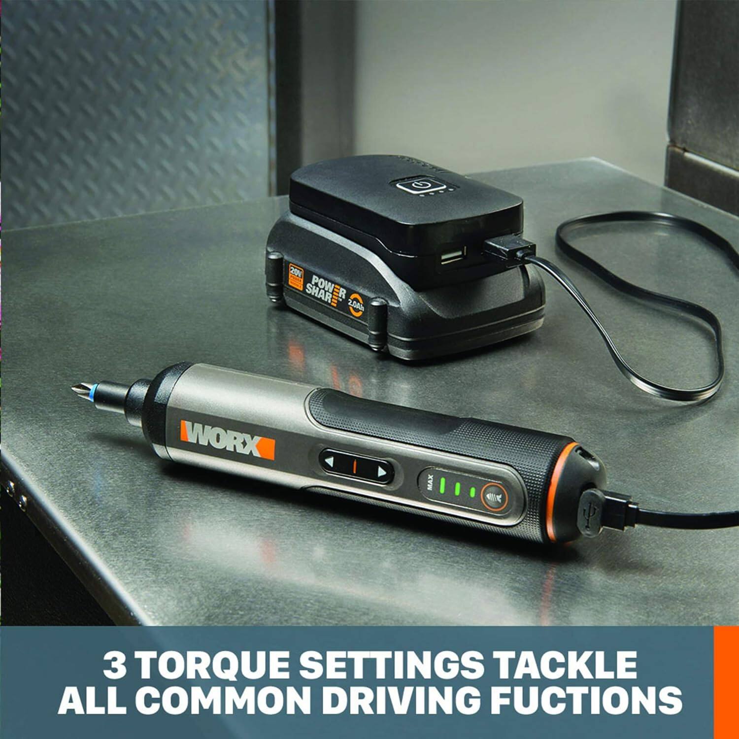 3 TORQUE SETTINGS TACKLE ALL COMMON DRIVING FUNCTIONS