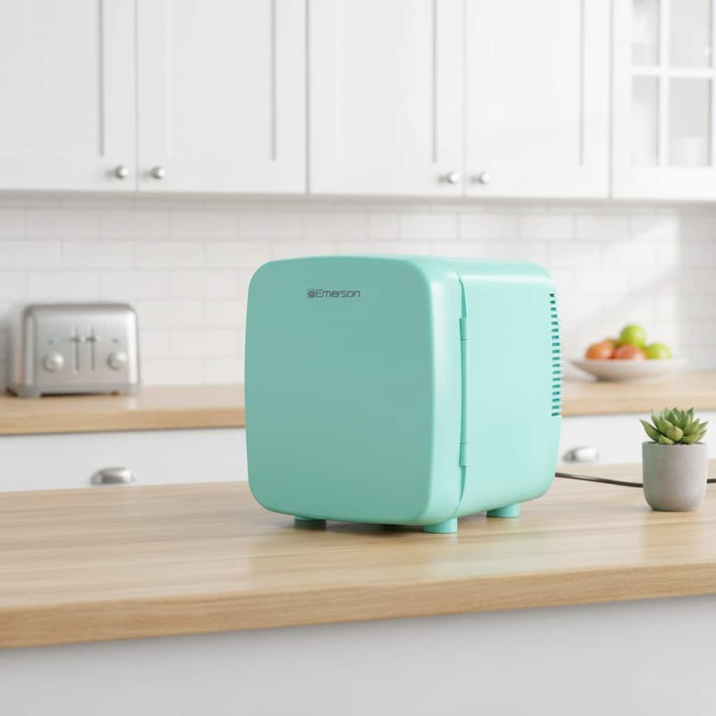 Forest'nSky - Portable XL Mini Fridge Cooler & Warmer for Car, Travel, Office - Turquoise