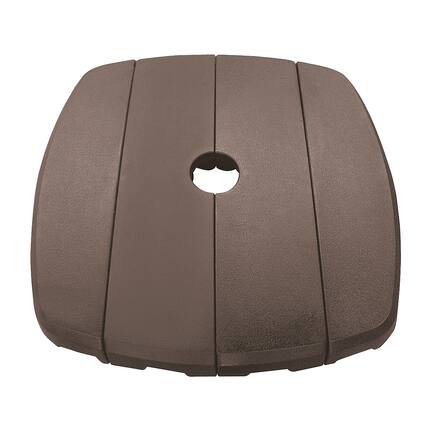 Front. Mondawe - 28lb 4 Section Resin Umbrella Base Requires 220 lbs. of sand - Bronze.