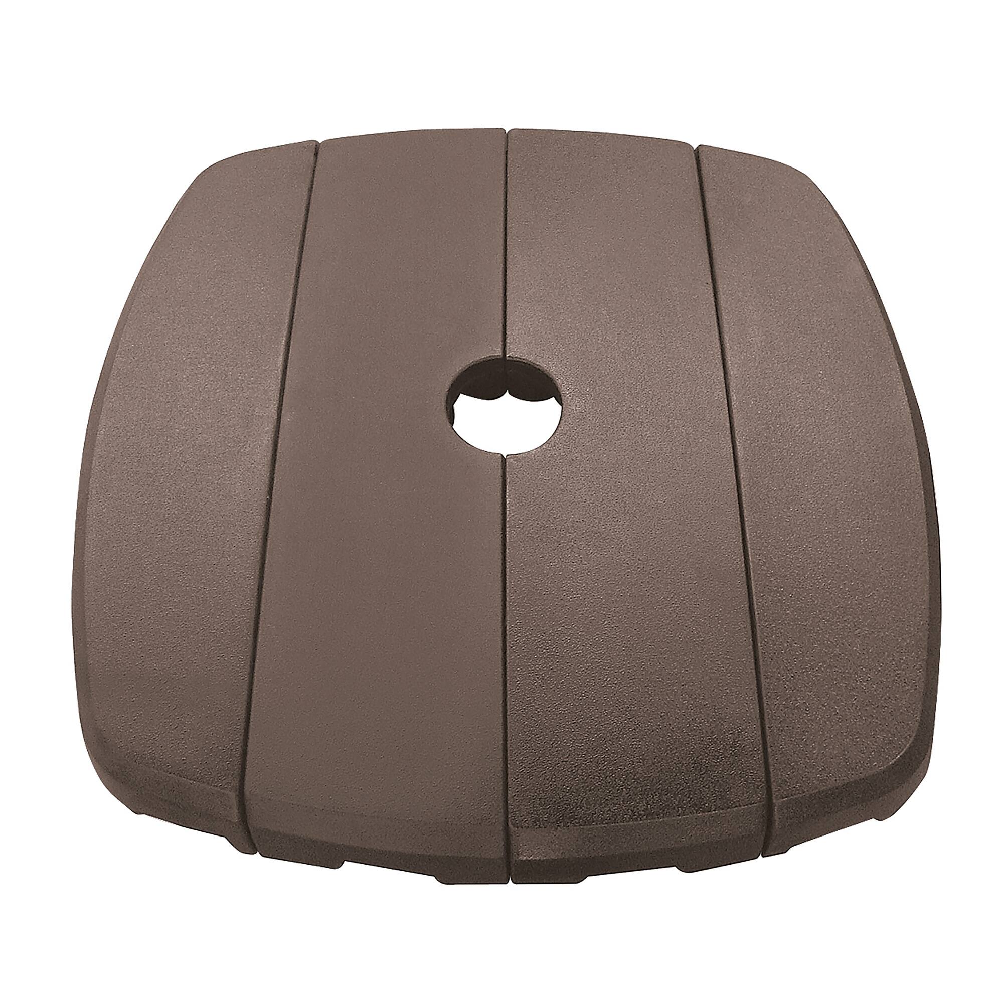 Front. Mondawe - 28lb 4 Section Resin Umbrella Base Requires 220 lbs. of sand - Bronze.