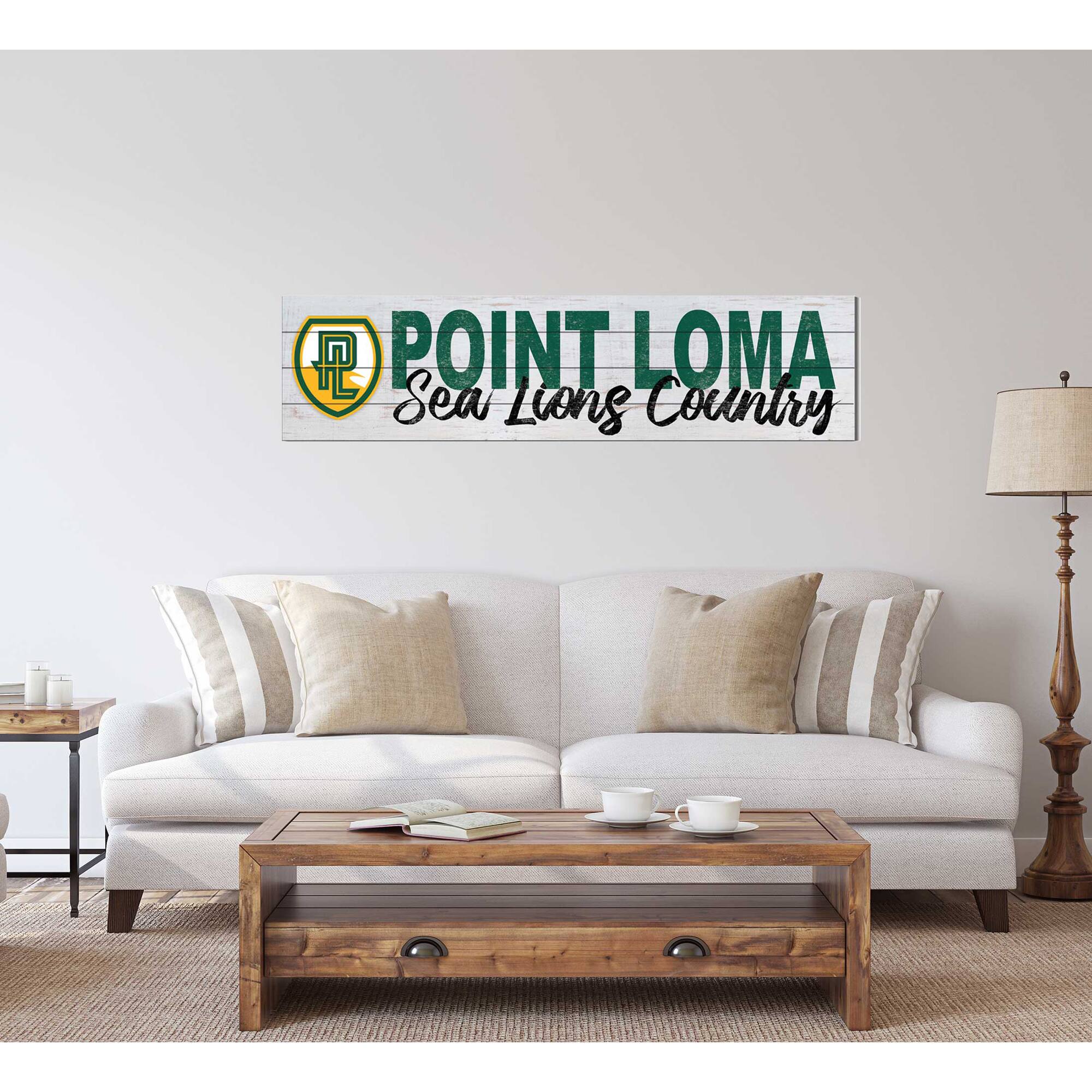 Jardine Point Loma Sea Lions 40'' x 10'' Logo Sign White 4953566 - Best Buy