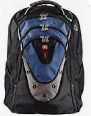 Front. SwissGear - ScanSmart Laptop Backpack - Black.