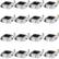 Front. VEVOR - Driveway Lights 16-Pack Solar Driveway Lights Bright White with Screw Solar Deck Lights Outdoor Wireless Dock Lights - Sliver.