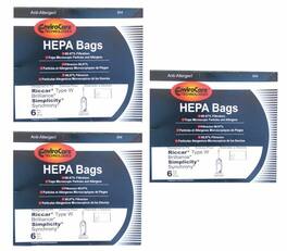 EnviroCare - 18 Pack Vacuum Bags Part #854