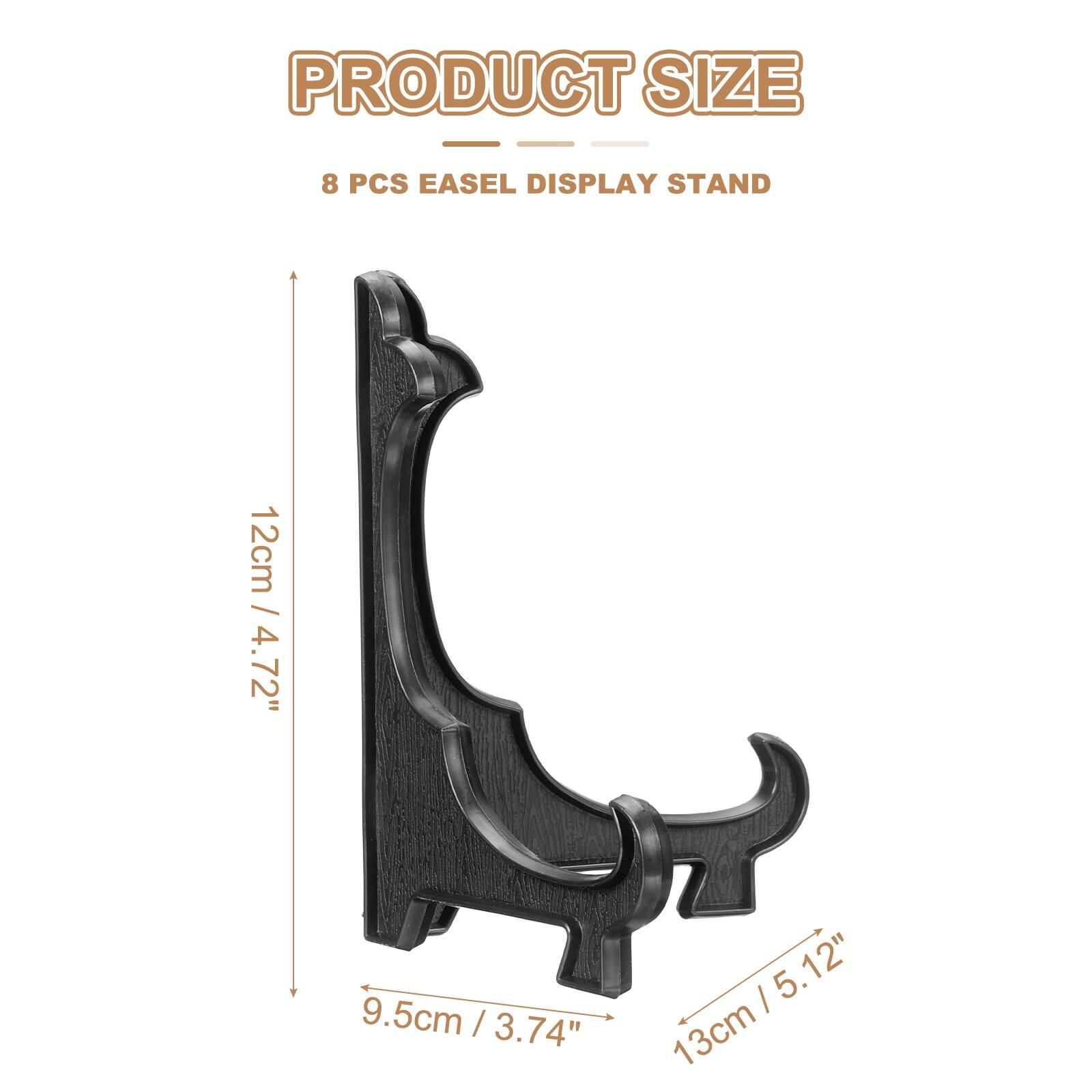 PRODUCT SIZE - 8 PCS EASEL DISPLAY STAND  
12cm / 4.72"  
13cm / 5.12"  
9.5cm / 3.74"