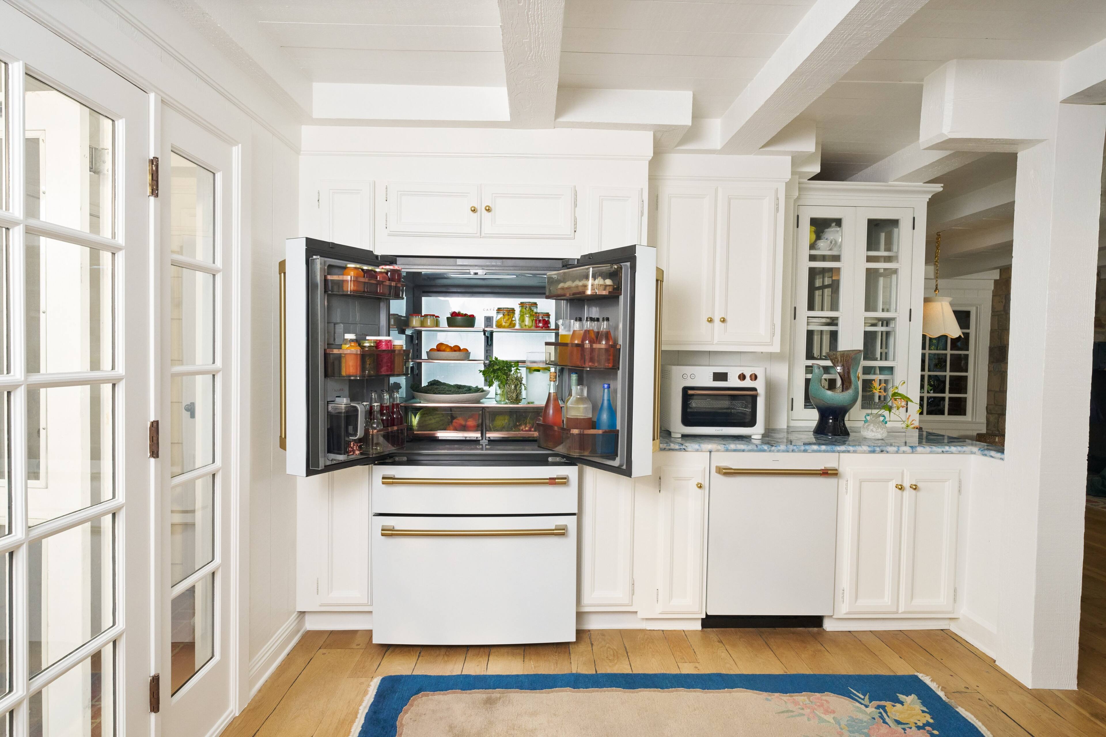 Alt View 34. Café - 24" Top Control Smart Built-In Stainless Steel Tub Dishwasher with 3rd Rack, LED Lighting and 39 dBA - Stainless steel.