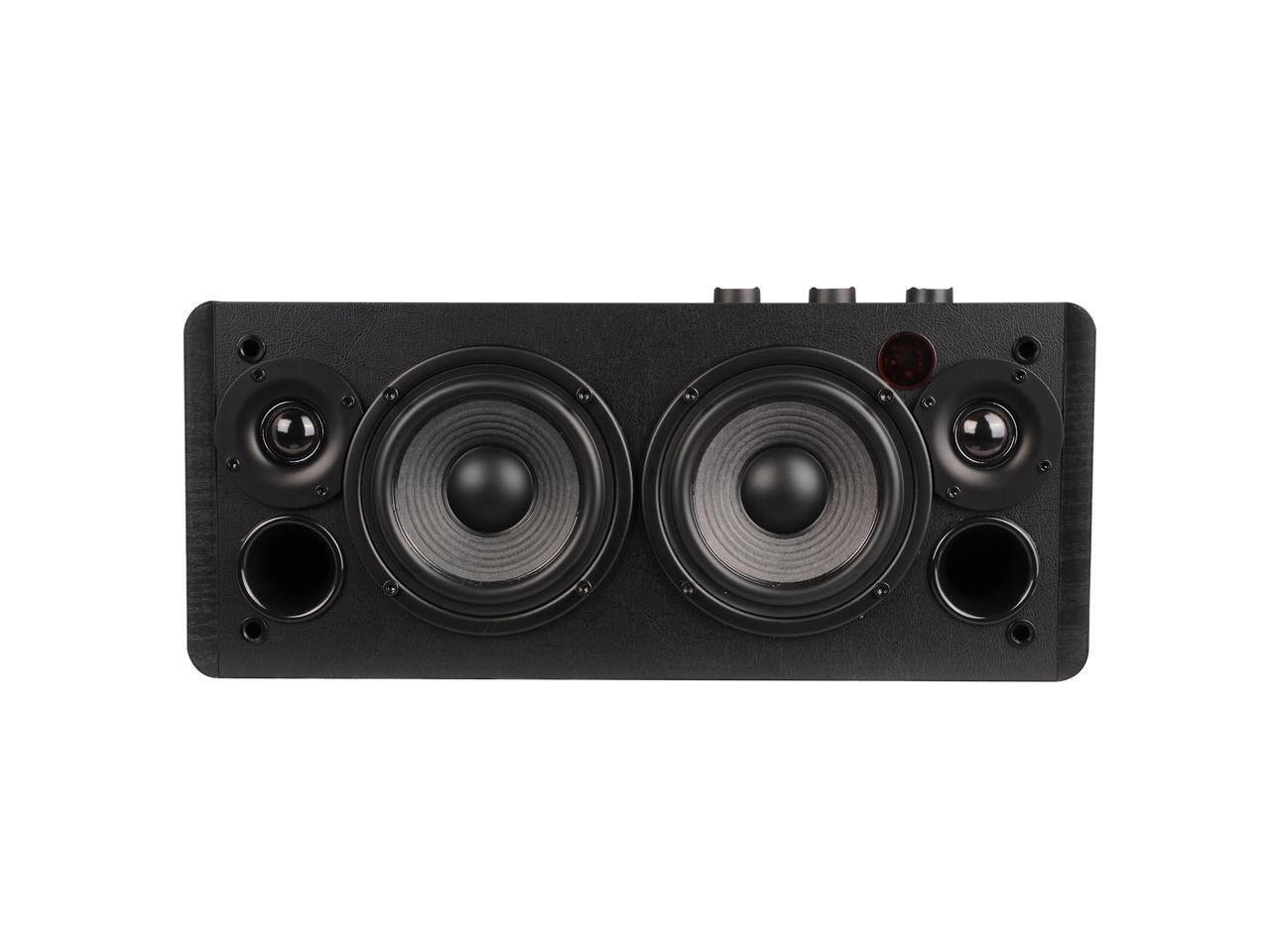 Alt View 3. Edifier - D12 Bluetooth Tabletop Speaker Bluetooth Wireless Computer Speaker 70W RMS with Subwoofer Line Out - Black.