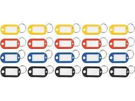 Advantus - 1-Key Tags, 20/Pack - Assorted Colors