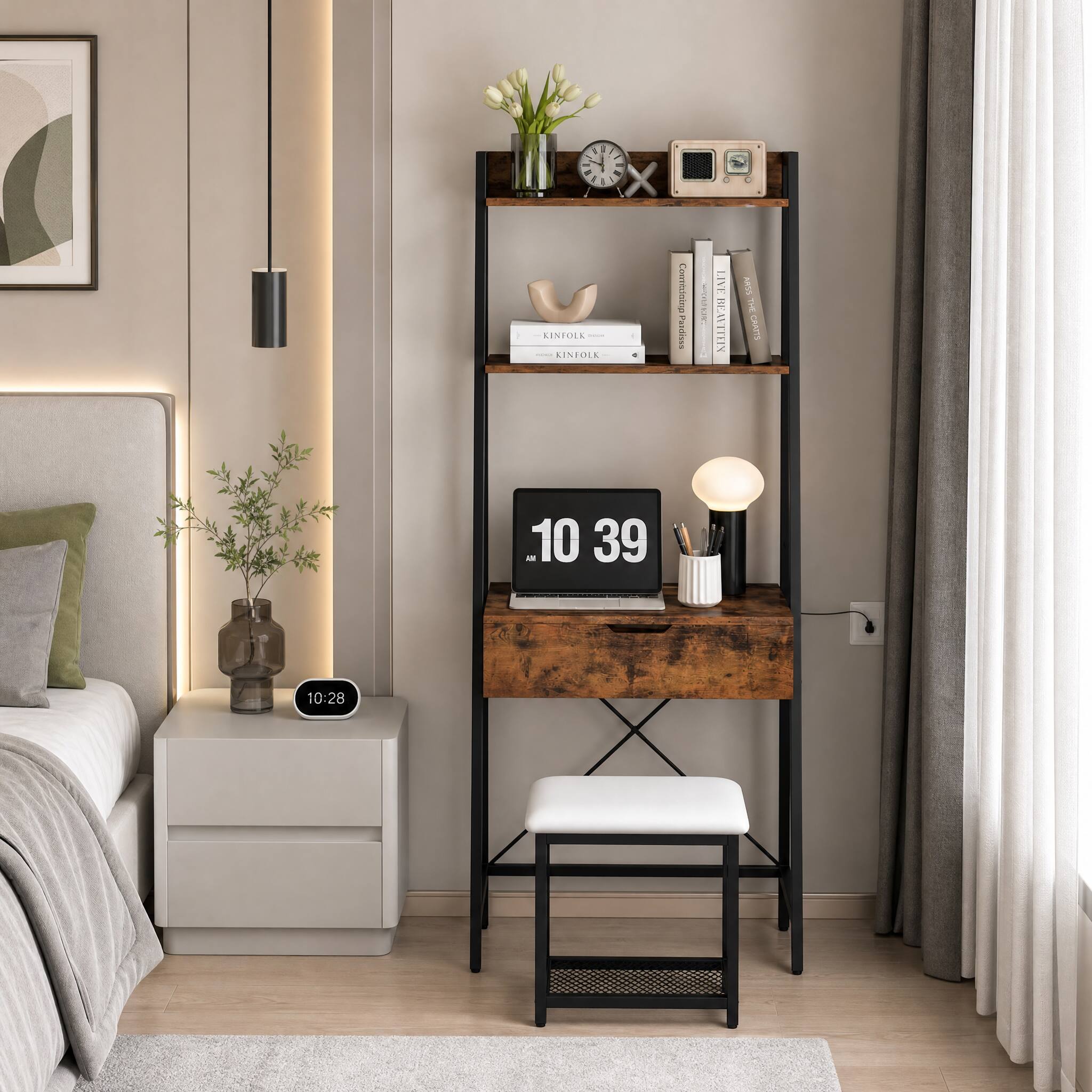 Black & Rustic Brown