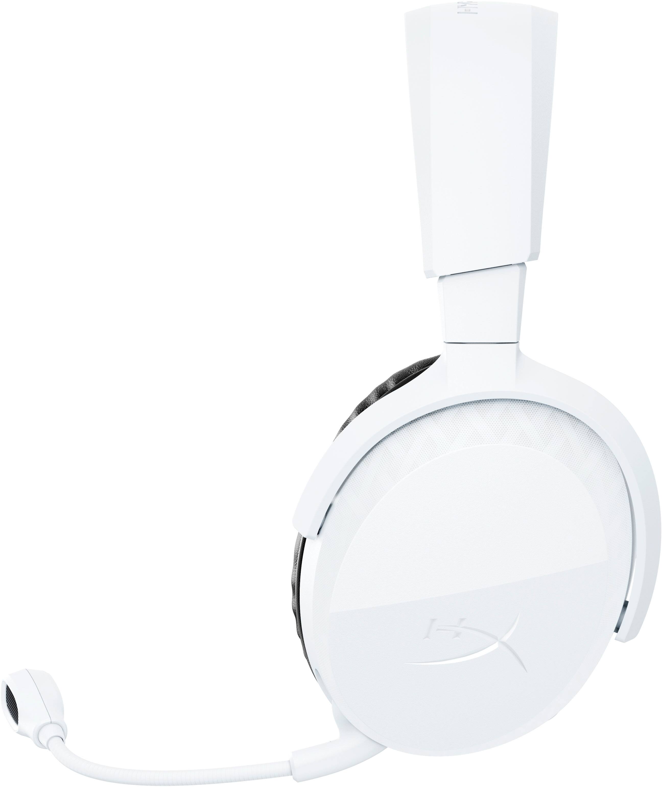 Angle. HyperX - Cloud Stinger 3 Wireless Gaming Headset w/ Adjustable Headband for PC, PS5, Xbox, Nintendo Switch, and Mobile - White.