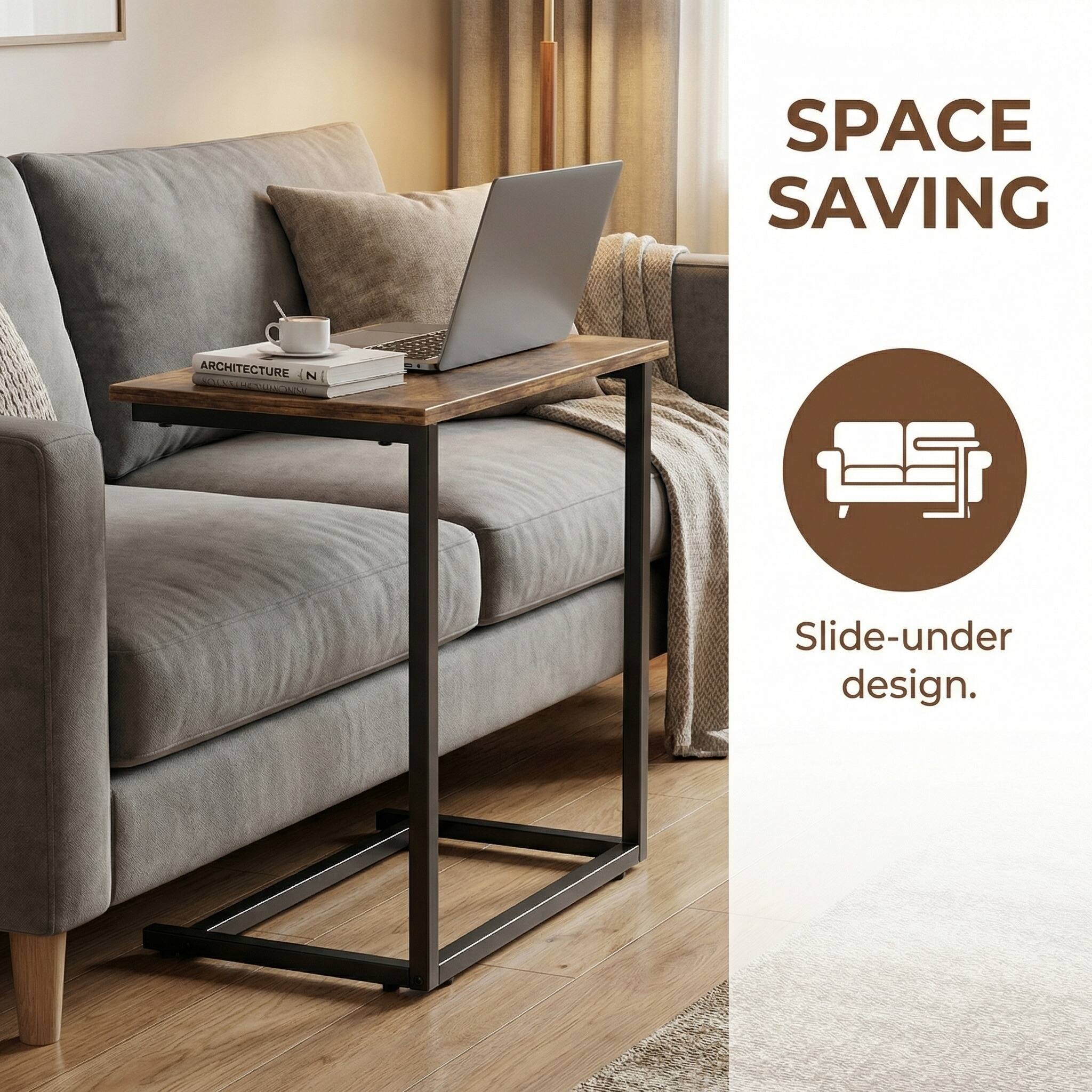 SPACE SAVING ARCHITECTURE  
Slide-under design.