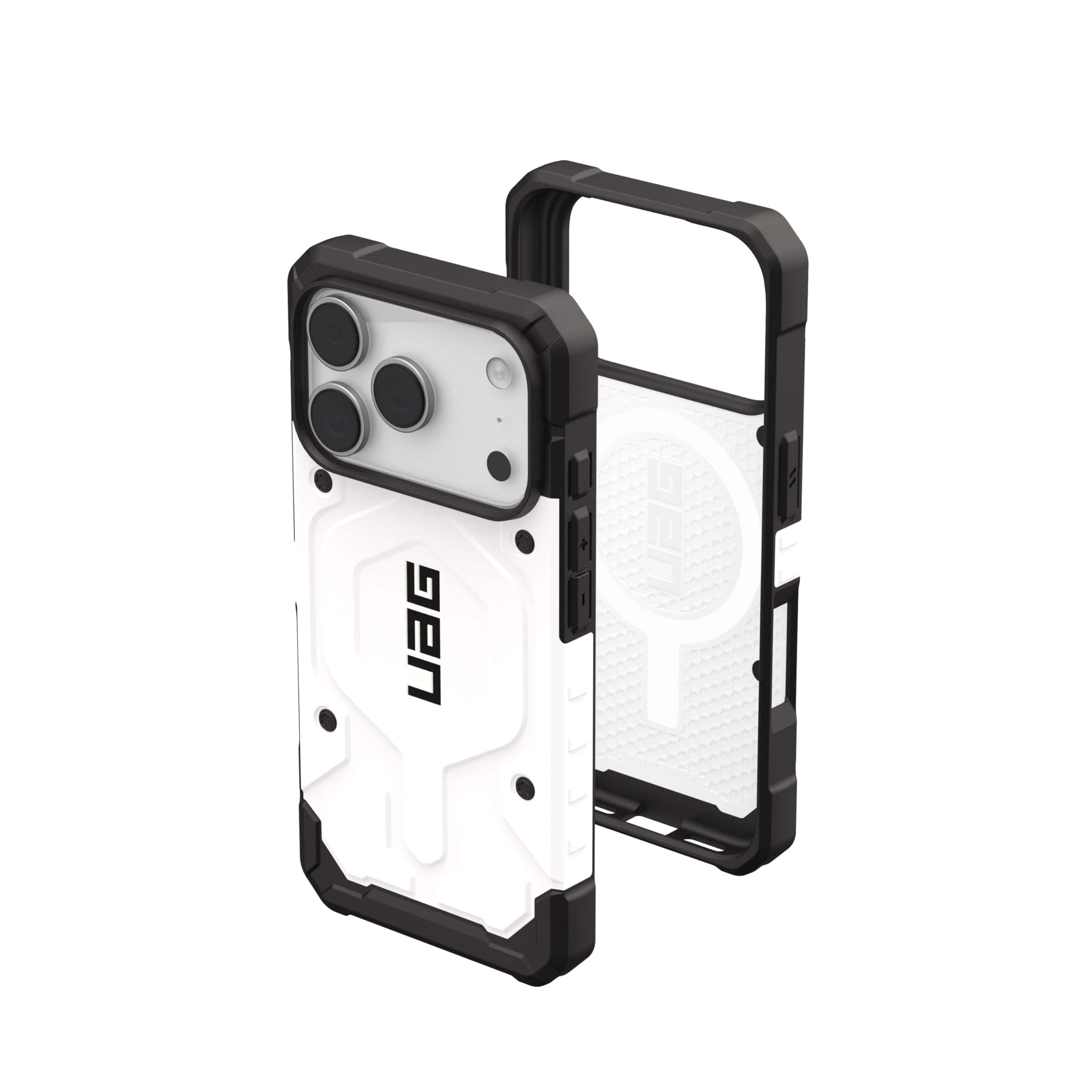 UAG - iPhone 17 Pro Case with MagSafe, Traction Grip, Drop Protection, Rugged Protective Cover, Pathfinder - White price history on PriceWatchPro
