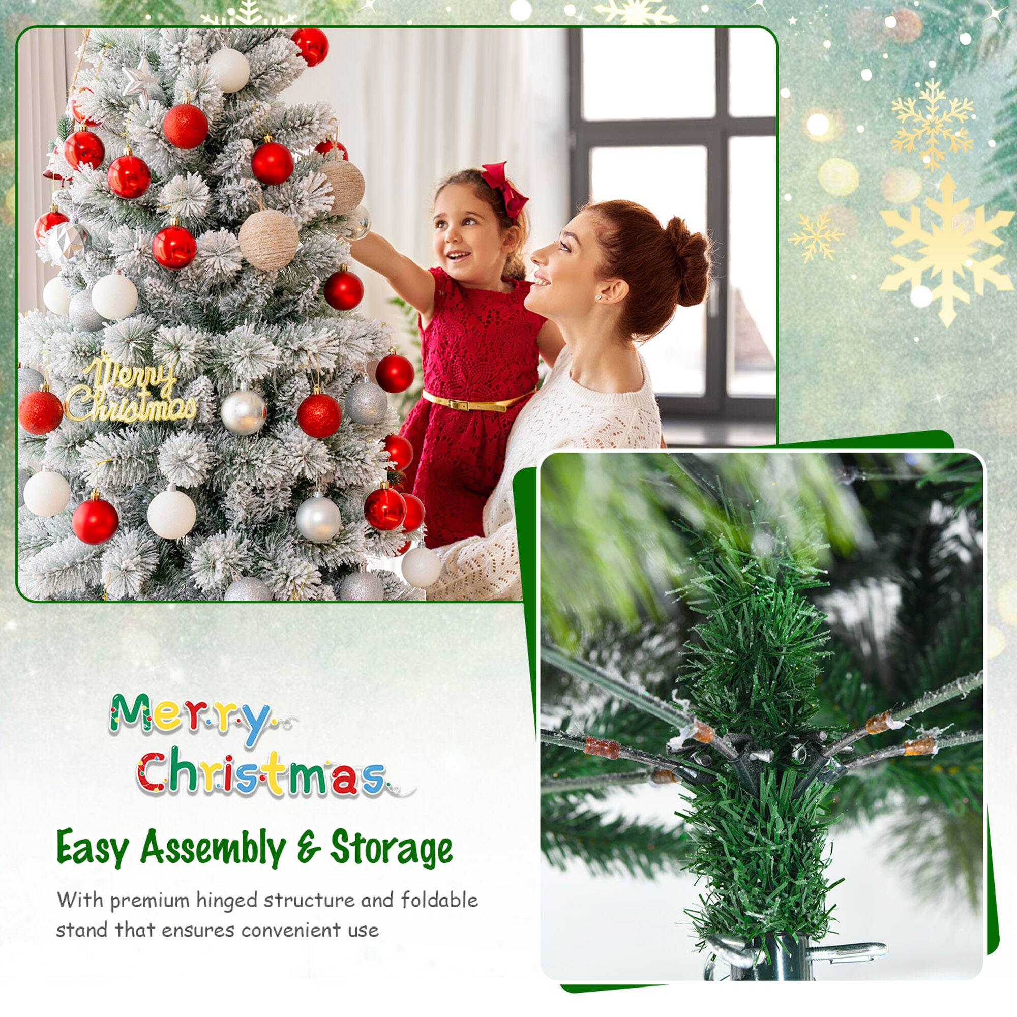 Merry Christmas

Easy Assembly & Storage

With premium hinged structure and foldable stand that ensures convenient use