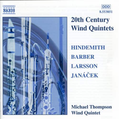 Michael Thompson Wind Quintet - 20th Century Wind Quintets  - COMPACT DISCS