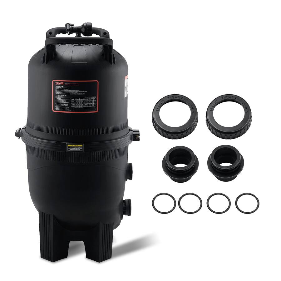 Pool Filter Components VEVOR Cartridge Pool Filter, 525Sq. Ft Filter Area Inground Pool Filter ...