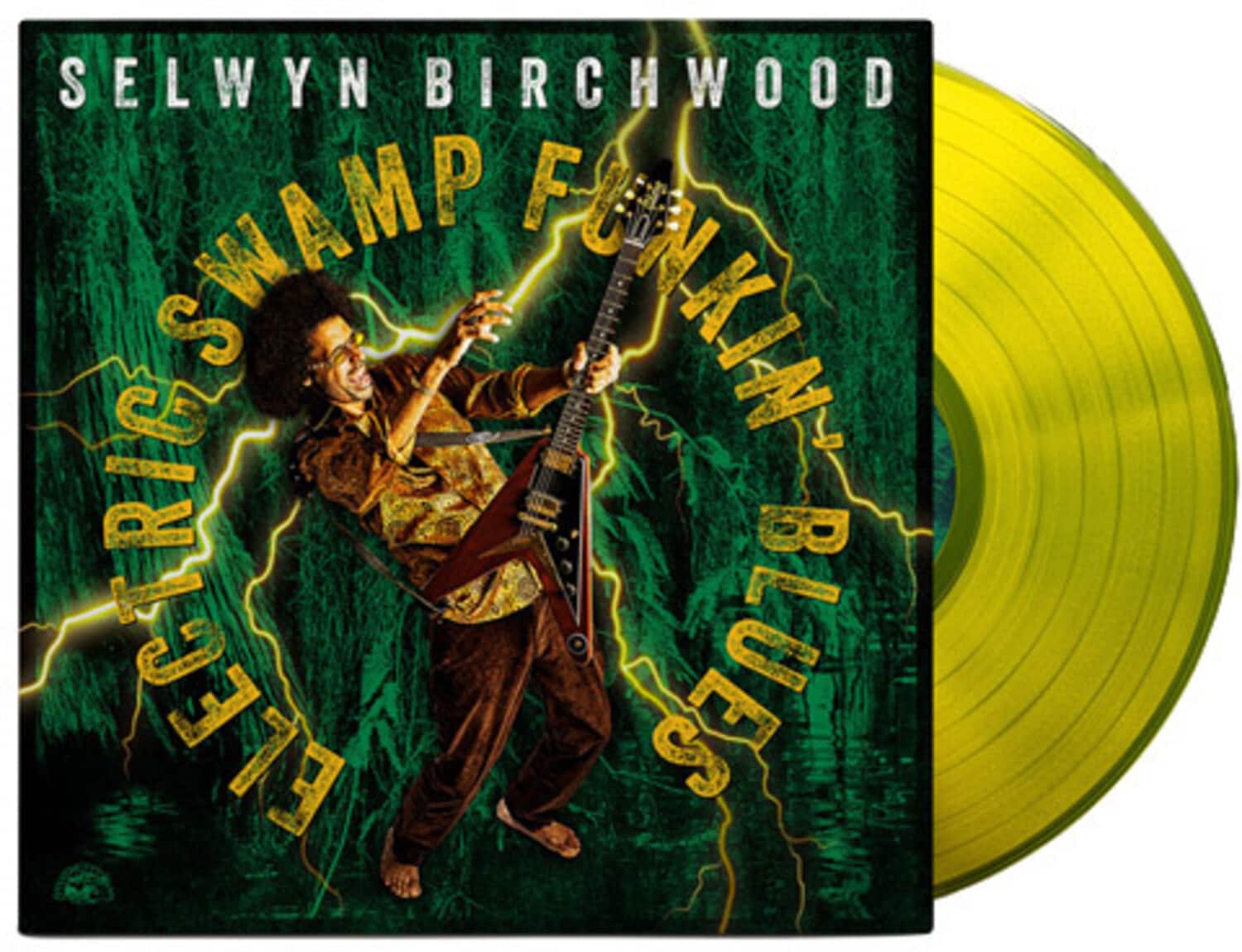 Selwyn Birchwood - Electric Swamp Funkin' Blues - Clear Highlighter Yellow   - VINYL LP