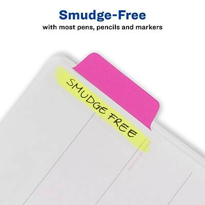 Smudge-Free with most pens, pencils and markers

SMUDGE FREE