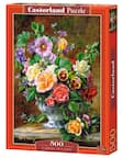 Castorland Puzzle, Castorland, 500, 500 FLOWERS IN A VASE, 9+