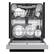 Alt View 3. SPT - 24 in. Front Control Built-In Tall Tub Dishwasher in Stainless Steel with 3rd Rack, 5 Cycles, 54 dBA, and Smart Wash - Stainless Steel.