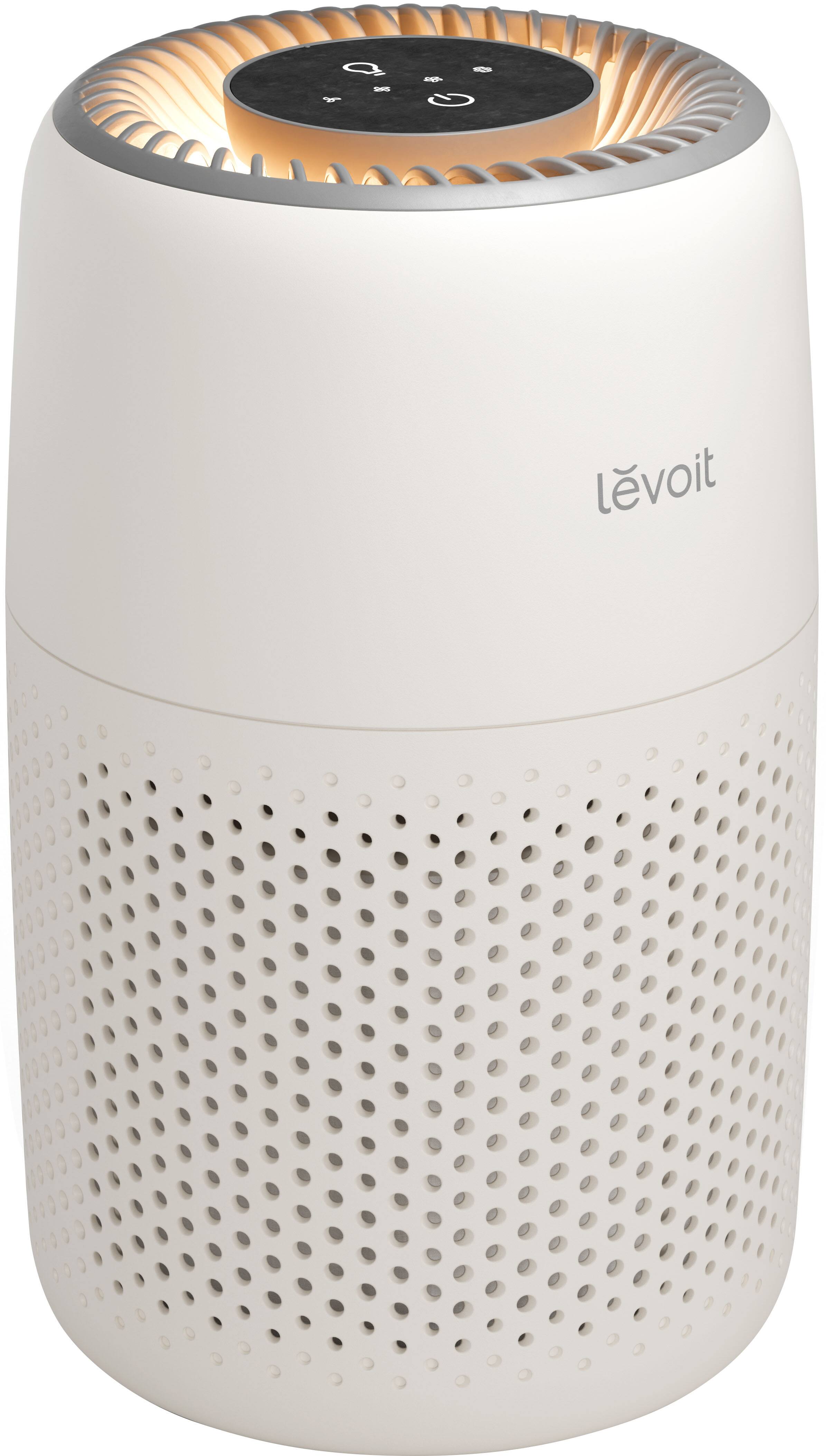 Alt View 2. Levoit - Levoit Core Mini with Night light, 254 sq ft - Cream White.