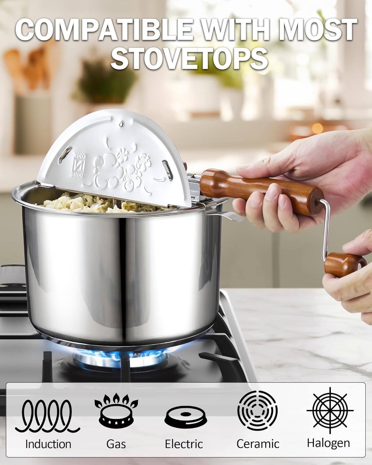 COMPATIBLE WITH MOST STOVETOPS

COOK IN POT

e22 Induction Gas Electric Ceramic Halogen